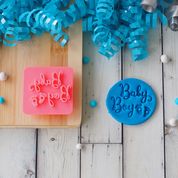 "Baby Boy" Emboss Cookie Stamp